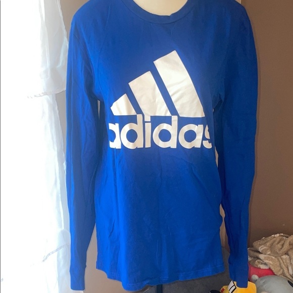 adidas Other - Adidas Kids Long Sleeve Tee in Blue and White